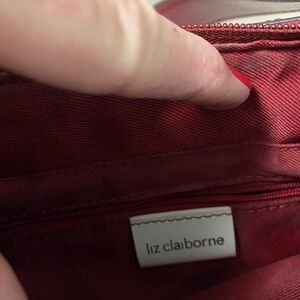 Liz Claiborne red handbag/ purse